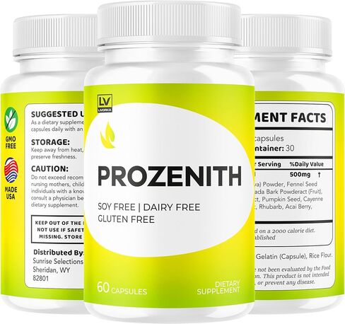 Prozenith Pro Capsules - Official Prozenith Pro Pills Supplement Premium Formula, Natural Support for Overall Health & Wellness, Pro ZenithPro Reviews, 60 Capsules for 1 Month in Kuwait