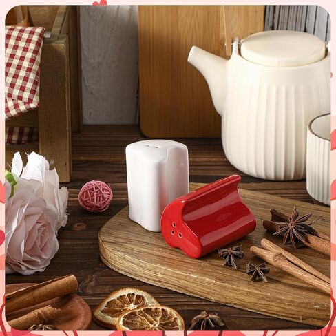 2 Pcs Fall Pumpkin Shaped Salt and Pepper Shakers 3 Inch Ceramic Salt and Pepper Shakers Set for Holiday Home Indoor Kitchen Decorations (Orange) in Saudi Arabia