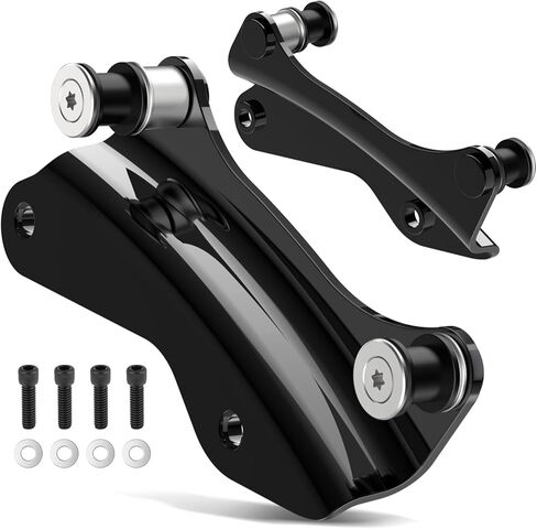 Pbymt 4 Point Docking Hardware Kit Vivid Black Quick Release Hardware Fit for Harley Davidson Touring Street Glide Electra Glide Road Road Glide 2014 -later in Saudi Arabia