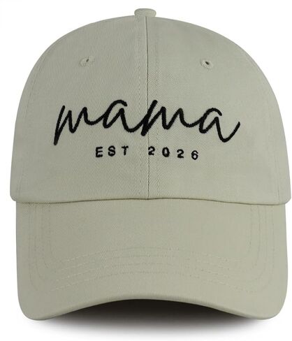 Mama est 2025 Hats for Women ، Cap New Mom Baseball Cap New Mom New Mom in Kuwait
