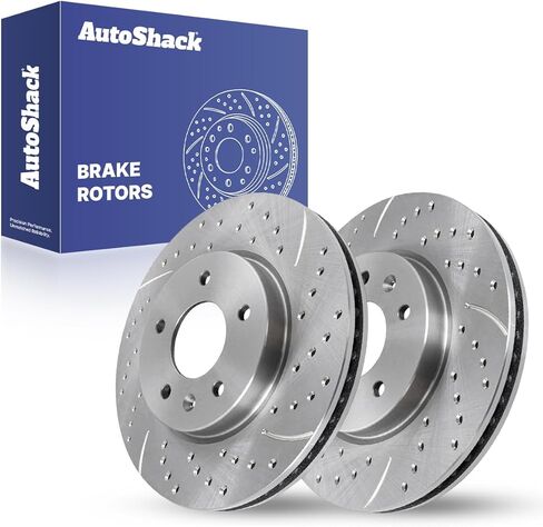 Autoshack Brake Rotors مجموعة استبدال دوار الفرامل الأمامية لعام 2007-2009 شيفروليه الاعتدال 2012-2015 Captiva Sport 2008-2010 Saturn Vue 2007-2009 Pontiac Torrent 2007-2009 Suzuki XL-7 2.4L 3.4L R65150PRS in Kuwait