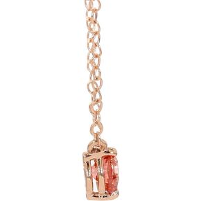 14k Gold Lab-Created Diamond Pendant Solitaire Necklace (0.33 cttw, VS2-SI1 Clarity) 18"