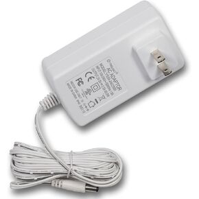 24V 2.5A 60W Universal AC to DC Power Supply Adapter 10ft Cable White 5.5mm x 2.1mm DC Output Jack