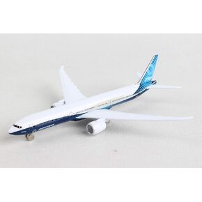 Daron Boeing 777X Commercial Aircraft Corporate Livery White and Blue Diecast Model Airplane