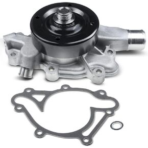 A-Premium Engine Water Pump W/Pulley & Gasket [OHV 8,6Cyl, 3.9 5.2 5.9L] Compatible with Dodge, Jeep - Grand Cherokee, Durango, Dakota, Ram 1500 Pickup, B150, B3500 & More, Replace# AW7160, 4851178AA