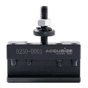 Accusize Industrial Tools Style Oxa Turinng and Facing Quick Change Tool Post Holder, 0250-0001