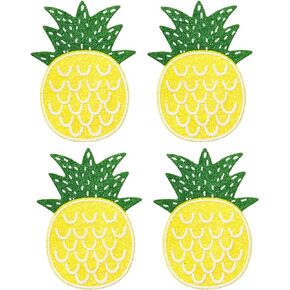 Celamirio Pineapple Nipple Pasties Glitter Nipple Stickers Disposable 2 Pairs