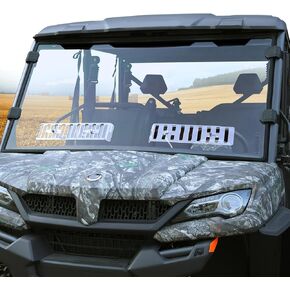 StarknightMT UFORCE 1000 Windshield, Vented UFORCE Windshield Compatible with CFMOTO UFORCE 1000/1000 XL 2019-2024, Heavy--duty UFORCE 1000 Accessories Clear Front Window