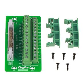 IDC26P 26Pin ذكر رأس لوحة القطع وحدة محطة كتلة موصل PLC واجهة مع قوس