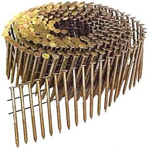 Metabo HPT 12233HPT Full Round Head Electro Galvanized Wire Coil Framing Nails 2-1/2" x .131 Rg | 4500 Count