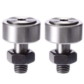 Durable CF10-1 Cam Follower Needle Roller Bearing Bolt Kit Bearing Roller Needle Roller Bearing Bolt Outer Diameter 26mm/1.02inch(2Pcs)