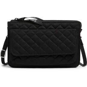 Verabradley Womens Cotton Wallet Crossbody Purse With Rfid Protection