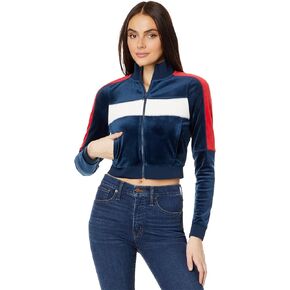 Juicy Couture Moto Color-Block Track Jacket