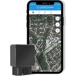 جهاز تعقب GPS الأمريكي - جهاز تعقب OBD للمركبات [4G LTE] - 5 دولارات شهريًا