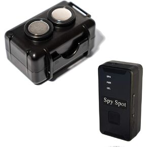Spy Spot 4G Real Time Mini GPS Tracker GL 320MG - Magnetic Waterproof Case and SIM Card - Hidden Portable Locator Tracking Device for Cars, Boats, Eldery, Kids - Black - Subscription Required