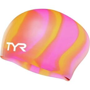 TYR Long Hair Silicone Cap Swim Cap