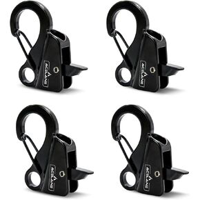Acelane 4 Pack Quick Release Boat Fender Clips, Stainless Steel Boat Bumper Clips Hangers for Boat Rail Boat Docking in Kuwait