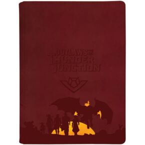 Ultra PRO 9-Pocket PRO-Binder for Magic: The Gathering Outlaws of Thunder Junction Zippered PRO-Binder Ft. Set Symbol and Gang Silhouette, Premium Pokemon Cards & Trading Card Game Storage Solution