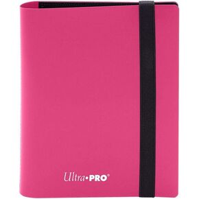 Ultra Pro E-15372 Eclipse 2 Pocket Pro Binder-Hot Pink