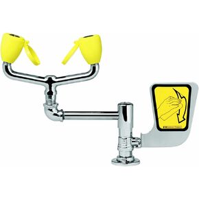 Speakman SE-572 Counter-Mounted Laboratory Emergency Eye Wash, Polished Chrome