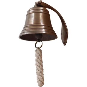 THDC Solid Brass BellWall Mount, Brass Maritime Duty Watch Ship?s Bell (4", Polished Brass)
