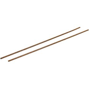 uxcell a16040100ux0225 M3 x 250mm Male Threaded 0.5mm Pitch All Thread Brass Rod Bar