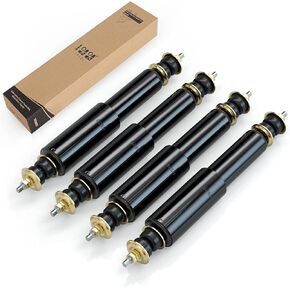 10L0L Golf Cart Shocks for EZGO TXT Front and Rear Shocks Absorbers 1994-Up Gas & Electric Models, Replaces OEM #76418-01, 70928-G01 Nivel Part #5006 - Set of 4
