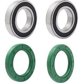 Rear Wheel Hub Bearing Seal Kit for Yamaha Banshee 350 Raptor 660 1987-2006 Blaster 200 2003-2006, OEM# 93102-43341-00 93106-42026-00 93306-00705-00