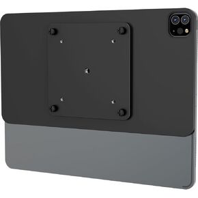 MagFlott VESA Mount V2 (13"/12.9") Wireless Charge for iPad Pro 13" M4, 12.9", iPad Air 13" M3/M2, Magnetic Holder for iPhone. Curved 6.5 FEET USB C Cable, Ucable. Arm Mount Not Included.