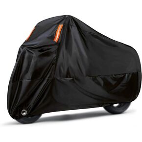 WinPower Outdoor Waterproof Motorcycle Cover All Weather Protection Winter Snow Universal Motorbike Bike Vehicle Cover, 116 x 43 x 55 inch,4XL