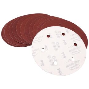 SWZHAI 15 Pcs 320 Grit Sanding Discs 9 Inch, Aluminum Oxide Sanding Pads Hook and Loop Sanding Discs, Round Sandpaper for Drywall Sander