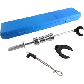 Fumrtcy CV Axle Removal Tool, Inner CV Joint Puller Heavy Duty 10 Pounds Slide Hammer Front Wheel Drive Axle Half Shaft Removal Tool Kit, 63mm 48mm CV Joint Fork Adapter
