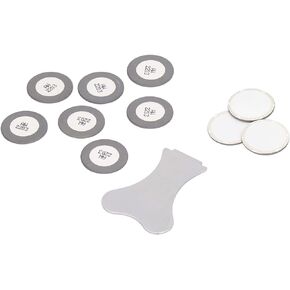 10Pcs 20mm Ultrasonic Mist Maker Ceramic Disc for Humidifier Parts, Replacement Pond Fogger Discs, Ultrasonic Mister Disc with Iron Plate