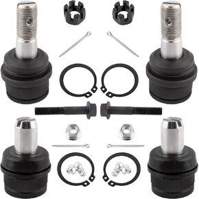 BOXI 4pcs K8432T K8431T Front Upper and Lower Ball Joints Suspension Kit fit for Ford for F-150 1987 1988 1989 1990 1991 1992 1993 1994 1995 1996 4.9L 5.0L 5.8L 2WD
