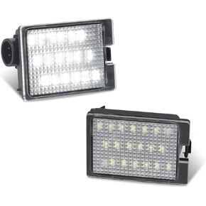 RUXIFEY LED License Plate Light Tag Lights Compatible with Dodge Durango 2014-2020 Pickup Truck, 6000K White, Pack of 2