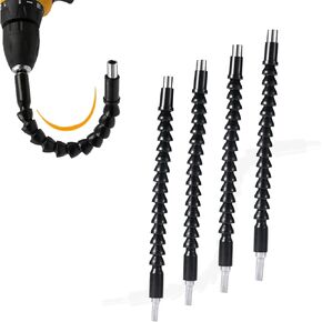 AIBOVI 11.6 inch Superbit Screwdriver Flexible, Flexible Drill Bit Extension, Superbit Screwdriver Flexible, Flexible Shaft Extension Bits (2 Pack)
