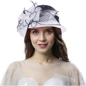 Janey&Rubbins Womens Church Derby Wedding Fascinators Cloche Bucket Bowler Hat