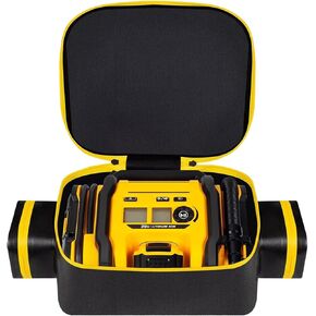 Air Compressor Bag Case Compatible with DEWALT 20V MAX Tire Inflator DCC020IB, Portable Inflator Case Cordless Tools Storage Holder Organizer with Pocket for Battery Pack and Charging Kit (Box Only)