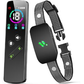 Dog Shock Collar with Remote - 3000FT IP67 Waterproof Training Collar for Small Medium Large Dogs 8-120lbs, Rechargeable E-Collar with 4 Safe Training Modes