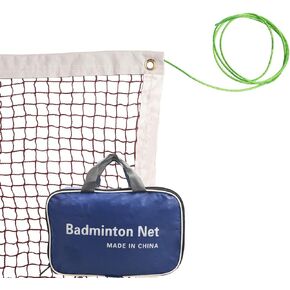Badminton Net Sports Outdoor Indoor Fitness Badminton Pickleball Replacement Net for Backyard Beach Garden