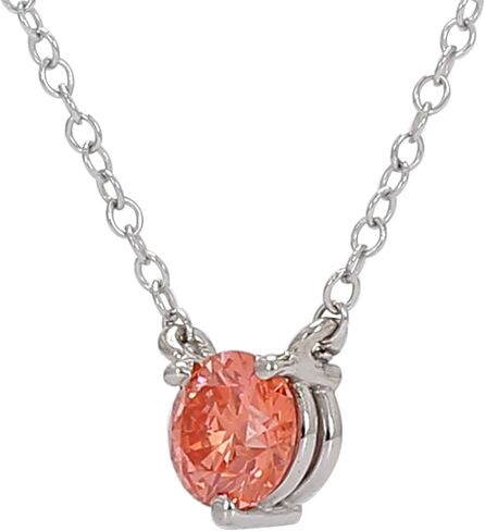 14k Gold Lab-Created Diamond Pendant Solitaire Necklace (0.33 cttw, VS2-SI1 Clarity) 18" in Saudi Arabia
