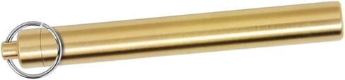 GLEAVI 2 Pcs Portable Toothpick Holder Pill Dispensers Pill Keychain Pill Holder Keyring Brass Keychain Toothpicks Holder Tooth Pick Holder Toothpick Dispenser Container Travel Outdoor in Saudi Arabia