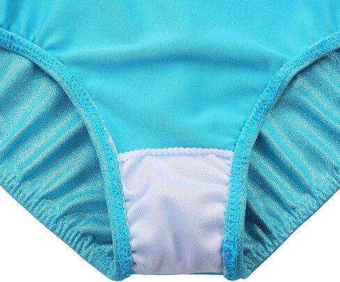 TFJH E 3 in 1 pcs Gymnastics Leotards for Girls Practice Outfits Shorts Set Shiny Diamond Activewear 5-12Y in Saudi Arabia