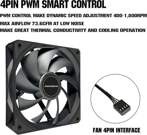 JAZZCOOLING HD500 وحدة المعالجة المركزية مبرد الهواء 5 أنابيب الحرارة 180 واط TDP وحدة المعالجة المركزية برودة لإنتل LGA 1700/1200/115X/20XX AMD AM5/AM4، 120 مم PWM مروحة 12V-4PIN التحكم التلقائي في اللوحة الأم مبرد الكمبيوتر in Kuwait