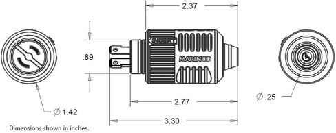 منتجات مارينكو للطاقة 12VBPS2.OEM ConnectPro Plug، 2 سلك in Saudi Arabia