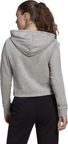 adidas Women's Essentials 3-Stripes Cropped Hoodie in Saudi Arabia
