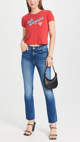 MOTHER Women's The Rascal Ankle Fray Jeans in Saudi Arabia