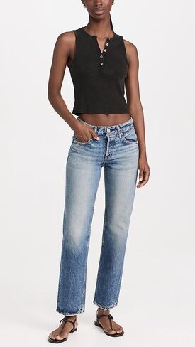 MOUSSY VINTAGE Women's Trigg Straight Jeans in Kuwait