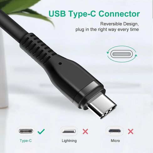 CASIMY SRS-XB43 5V 3A USB Type C محول شاحن كابل شحن متوافق مع SRS-XB13 SRS-XB23 SRS-XB33 XG300 XB100 SRS-XE200 SRS-XE300 X SRS-NS7 SRS-NB10 BASS مكبر صوت AC-E0530C 9-301-003 -21 in Kuwait