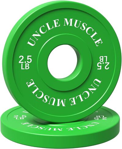 Rubber Change Plates 0.25-0.5 -0.75-1 -1.25-2.5 -5LB Set Fractional Weight Plates No Odor No Scratch Eco-Friendly Bumper Plates for Starting Strength Progressive Overload Training in Saudi Arabia